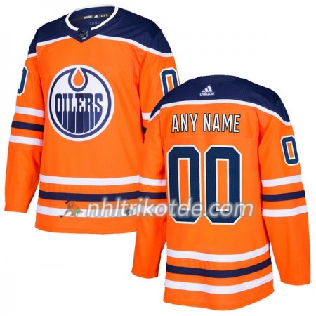Edmonton Oilers Trikot Custom Adidas 2017-2018 Royal Authentic - Herren